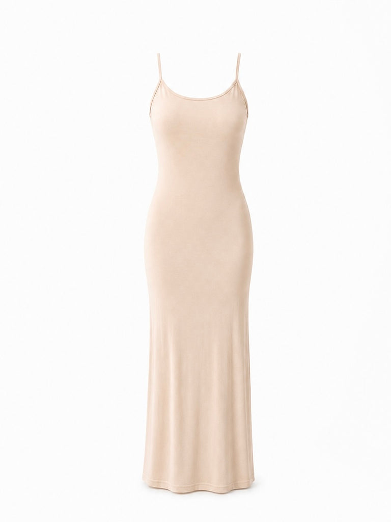 Loose slip dress made of modal