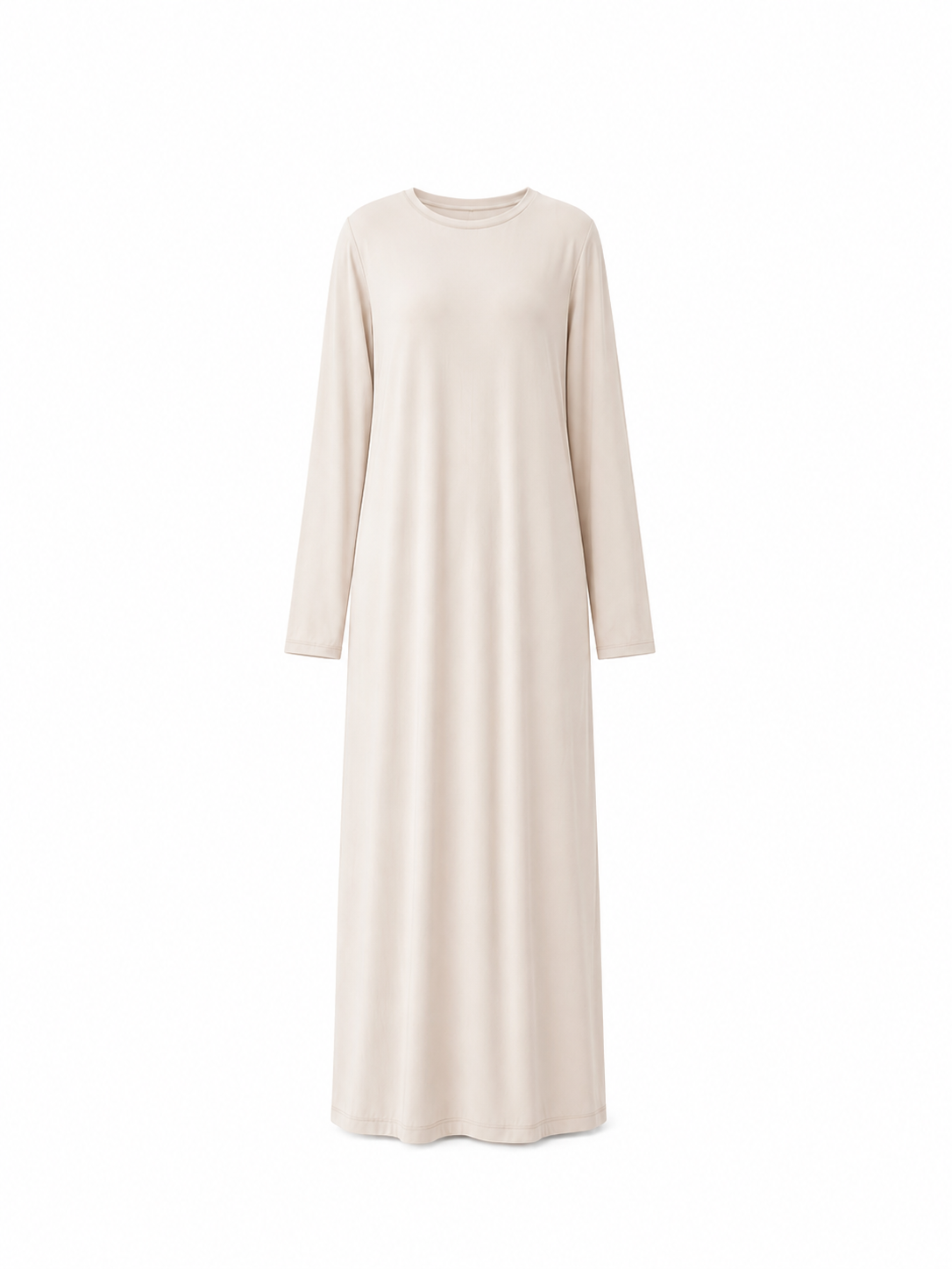 Langärmeliges Unterkleid aus Viskose