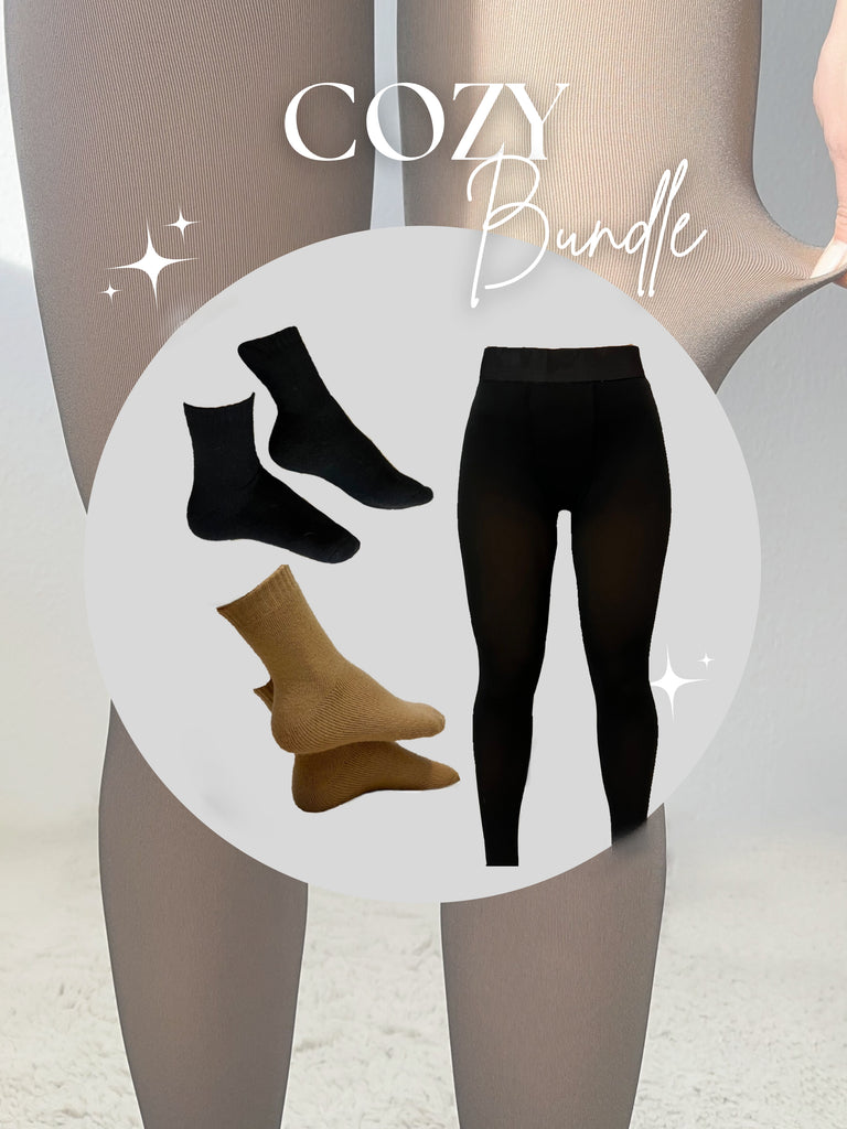 COZY BUNDLE (Gefütterte Strumpfhose & Weiche Socken)