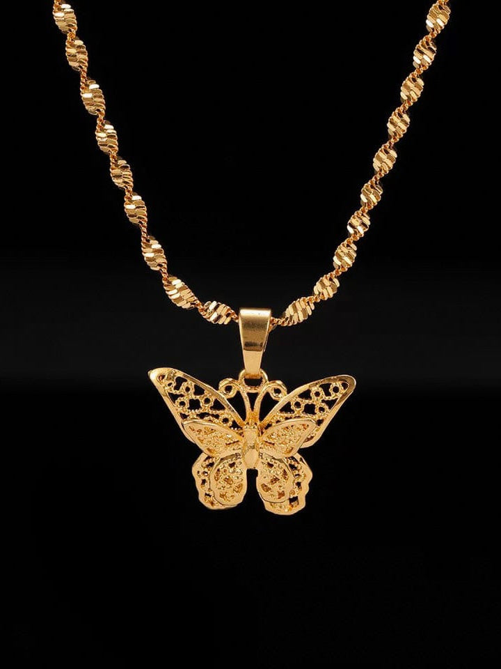 Halskette mit Schmetterling